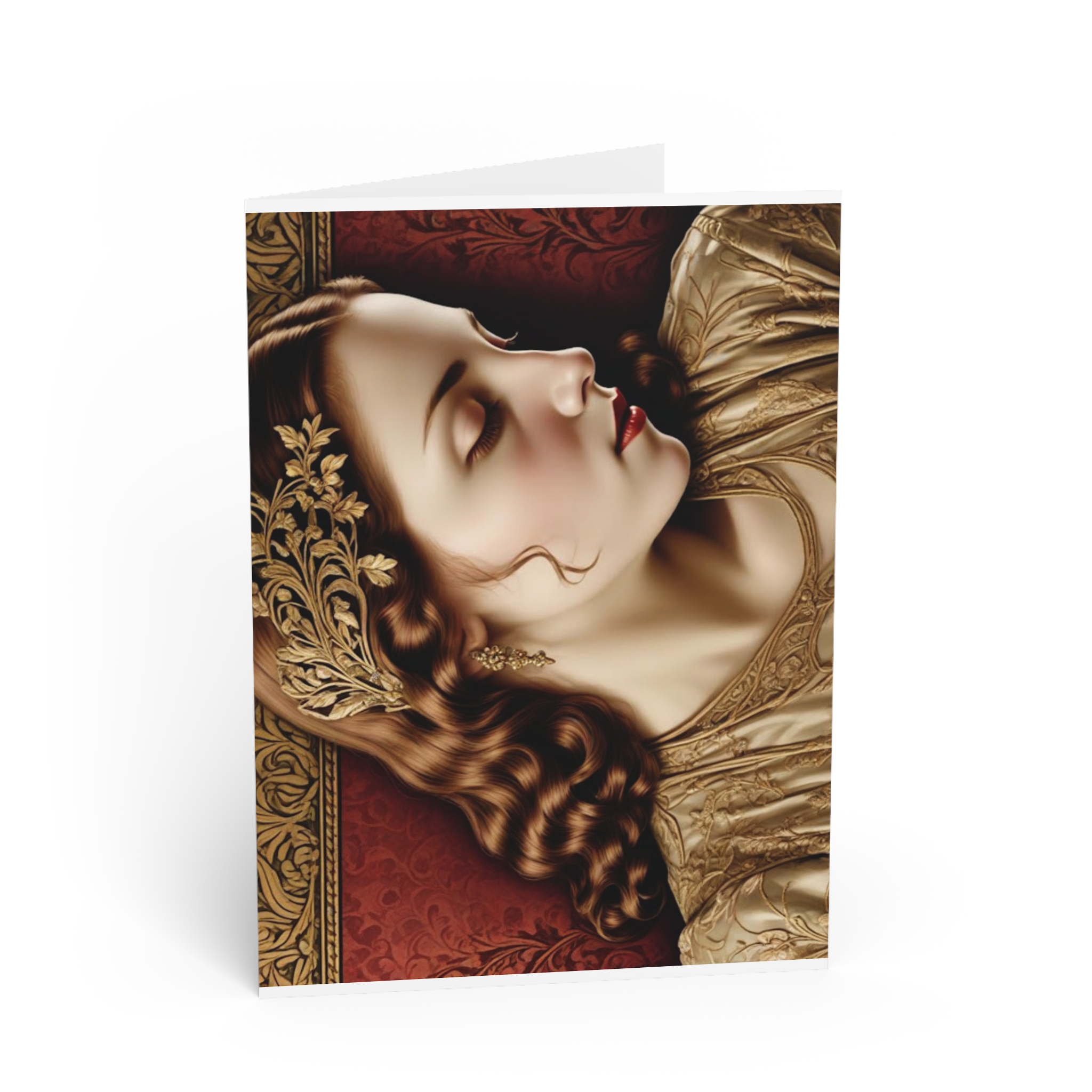 Elegant Beauty Card – Artistic Blank Note Card for Special Occasions - Image 2