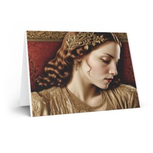 Elegant Beauty Card – Artistic Blank Note Card for Special Occasions