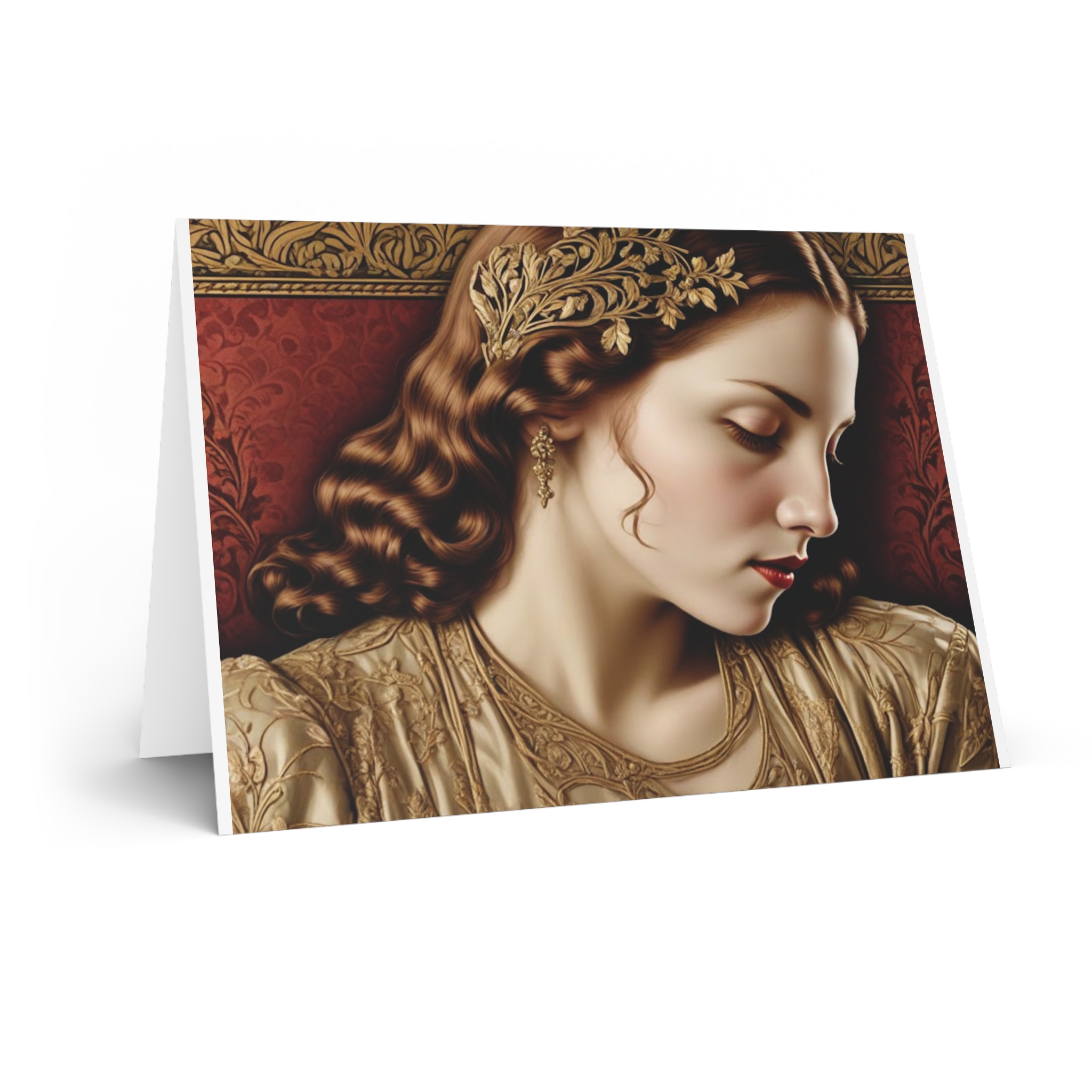 Elegant Beauty Card – Artistic Blank Note Card for Special Occasions